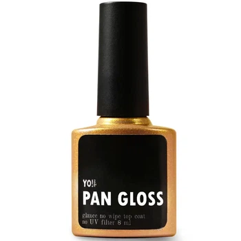 Екстремально глянсовий топ для вирівнювання Yo!Nails PAN GLOSS без липкого шару 8 мл