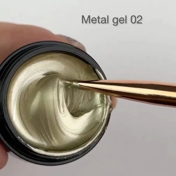 Металева фарба Danny metal gel №02 5 мл