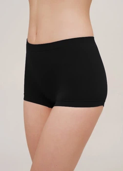 Труси-шорти жіночі безшовні Giulia BOXER BRIEFS S/M Black-black