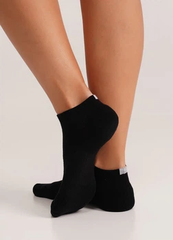 Шкарпетки короткі унісекс з бавовни Giulia US1 SHORT TREKKING 40/42 Black-black