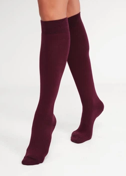 Жіночі бавовняні гольфи Giulia WG1 CLASSIC 2501 36/40 Bordo-marsala