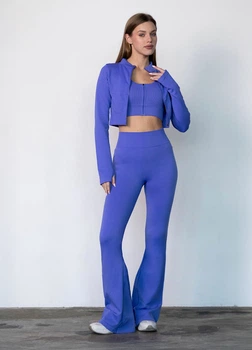Жіночі легінси кльош Giulia Flexing leggins "Faboluose" XY492 S Blue-cobalt blue