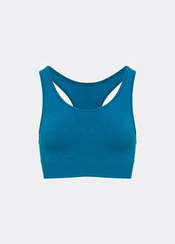 Жіночий безшовний спортивний топ Giulia FLEX TOP FREE XXS/XS Blue-lyons blue