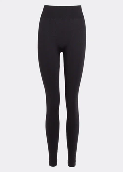 Жіночі класичні безшовні легінси Giulia FLEXING LEGGINGS XXS/XS Black-black