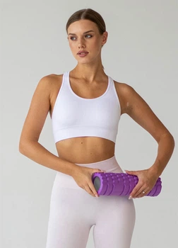 Жіночий безшовний спортивний топ Giulia FLEX TOP FREE L/XL White-white