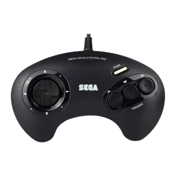 Геймпад Дротовий Sega Mega Drive 1650 Europe Black 2m Б/У