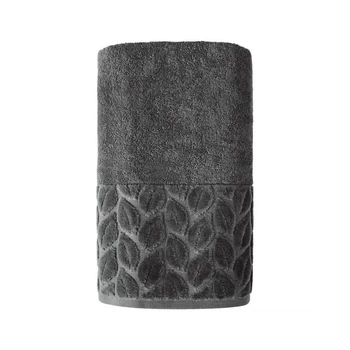 Полотенце махровое Soho Leaves Dark Gray 70*140 см темно-серый