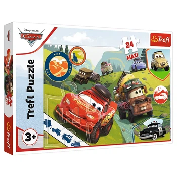Пазлы Trefl Cars Maxi Счастливые машинки 24 эл (14352)