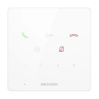 Аудіодомофон IP мережевий Hikvision DS-KH6000-E1 white PoE