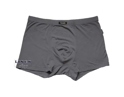 Темно-серые однотонные мужские трусы шорты без рисунка Classic style TASO 5554 L