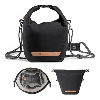 Легкая сумка на одно плечо для фотоаппарата K&F Concept Camera Sling Bag 5л Urban Wander U11 Black (KF13.168V2)