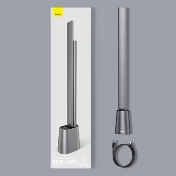 Акумуляторна настільна лампа Baseus Smart Eye | LED світильник з автояркістю, сенсор, 3000–6000K | лампа для навчання та роботи