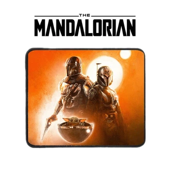 Игровая поверхность Коврик для мышки с оверлоком The Mandalorian Мандалорец Звездные войны 180х220 мм (МД02414)