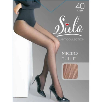 Колготы Siela Collant Micro Tulle 40 Den Nero - 4 (4823102986937)