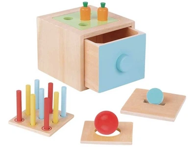 Навчальний бокс сортер Монтессорі 4 в 1 для найменших, Tooky Toy, TK320