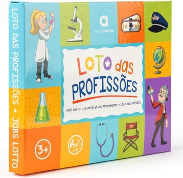 Детская настольная игра Лото профессий (Loto des Professions) развивающая игра для детей 3+