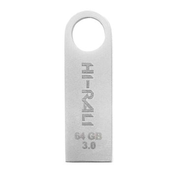 USB флешка Hi-Rali Shuttle 64GB металл для хранения и переноса данных