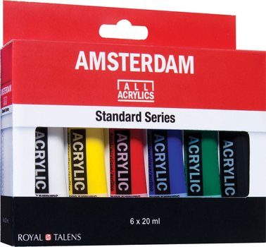 Zestaw farb akrylowych Royal Talens Amsterdam Standard 6 x 20 ml (8712079329310)