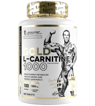 L-Карнітин, Gold L- Carnitine 1000, Kevin Levrone, 100 таблеток