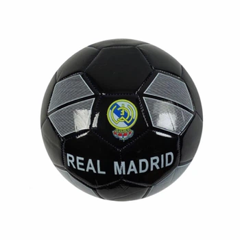 Футбольний м’яч, №5, м’який PVC, 330–350 г, Real Madrid, чорний, C 62411-4