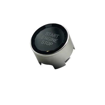 Кнопка START-STOP BMW F01 F02 F07 F10 F11 F15 F16 F20 F30 F31 F32 G01 G02 G11 G12 G30 F48 F49 Crystal (Хрусталь) - Сірий