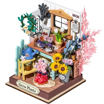 Конструктор 3D міні-будинок Dreaming Terrace Garden DS030 - Robotime - (6946785118490)