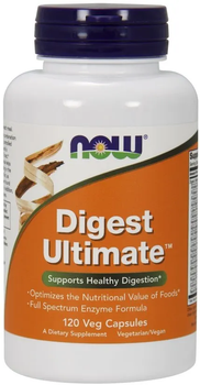 Kompleks enzymatyczny NOW Foods Digest Ultimate 120 kapsułek (733739029683)