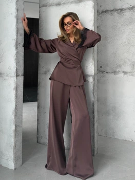 Костюм Jadone Fashion Вивьен S шоколадный