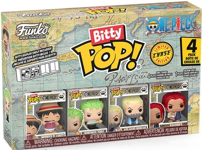 Набір ігрових фігурок Funko Bitty POP! — ONE PIECE: LUFFY (4 фігурки в ас.) #86892