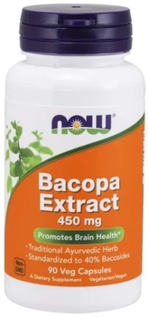 Ekstrakt NOW Foods Bakopa 450 mg 90 kapsułek (733739045881)
