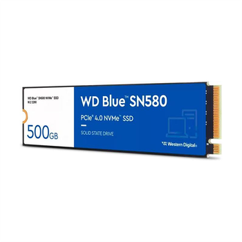 SSD накопичувач M.2 PCI-E 4.0 (2280) 500GB WD BLue SN580 (WDS500G3B0E)