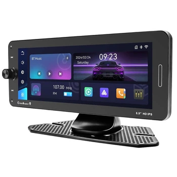 Экран для авто 601W 7" монитор с поддержкой CarPlay Android Auto