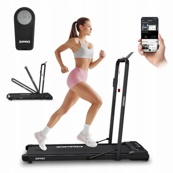 Складана електрична бігова доріжка Zipro Newlite Walking Pad 2-в-1, домашній компактний кардіотренажер для бігу та ходьби (12 км/год, 110 кг)