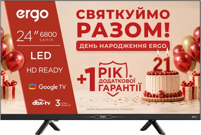 Телевізор Ergo 24" 24JHS6800