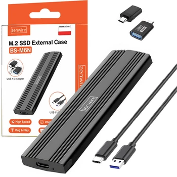 Zewnętrzna kieszeń Zenwire SSD Adapter m.2 SATA NGFF USB-C  (5904507521431)