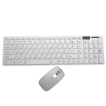Бездротовий комплект клавіатура і миша KEYBORD Wireless K06 ультратонка клавіатура 2.4GHz USB оптична миша зручний набір для ПК ноутбука тихі клавіші компактний дизайн стабільне підключення