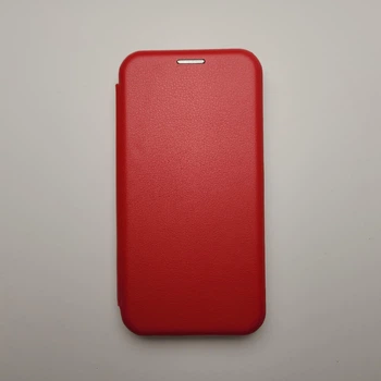 Чехол книжка Magnei для Samsung Galaxy J3 2016 (J320) на магните красный