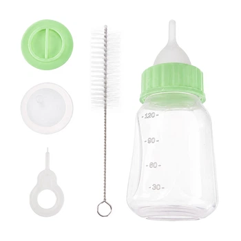Бутылка для кормления молоком котят и щенков Taotaopets 126606 Green с соской щетки для мытья