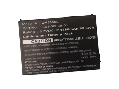 Аккумулятор Батарея Garmin Nuvi 500, Zumo 220, 600, 650, 660 GPS, 010-11143-00, 361-00038-01 1880mah 69.6Wh