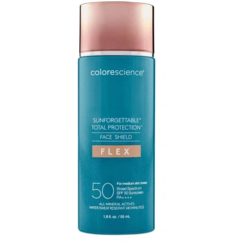 Сонцезахисний крем з адаптивними пігментами Colorescience Face Shield Flex SPF 50 Medium 55 мл
