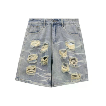 Шорти Джинсові Baggy HELLSTAR Denim Logo Blue L