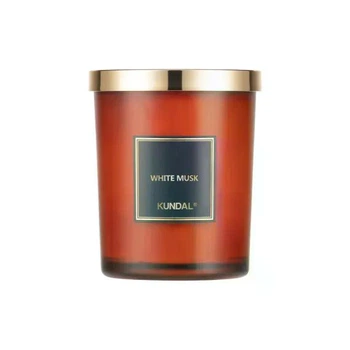 Арома свеча "Белый мускус" Kundal Perfume Natural Soy Candle White Musk 500 г