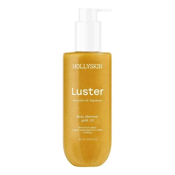 Шимер для увлажнения и сияния тела Hollyskin Luster Body Shimmer Gold 03 Золотой 150 мл