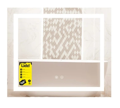 Зеркало Lidz Kubis (KU1) 600х700 мм, прямоугольное, с LED-подсветкой Touch LDKU60070049285
