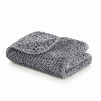 Полотенце Graccioza Bee Waffle Steel, Для бани, 70x140 см, Серый