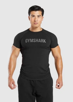 Спортивная футболка Gymshark a1a3dc62 XXL черная (100010734)