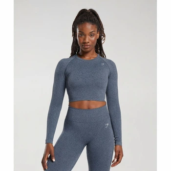Спортивний лонгслів Gymshark b2a1cc62 M синій (100010661)
