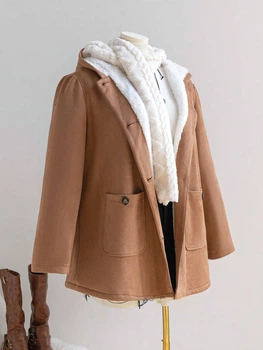 Пальто Shein sz2407197888893739 0XL бежеве (100009855)