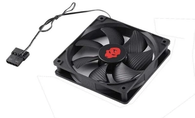 Кулер в корпус 120 мм 12V 1.6 A 3000RPM 12 В 154,5 CFM MOLEX питание Вентилятор Черный
