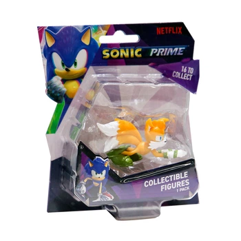 Игровая фигурка Тэйлз готов к бою Sonic Prime SON2010B, 6,5 см